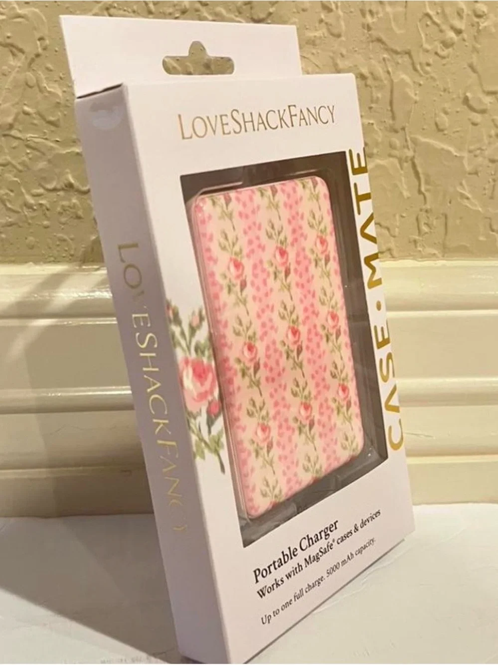 BRAND NEW original LoveShackFancy x Target x Case-Mate Magnetic Power Bank